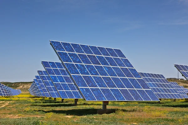 태양 발전소 — 스톡 사진