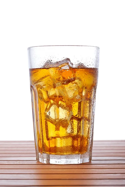 Szklanka lodowej herbaty z cytryną — Zdjęcie stockowe