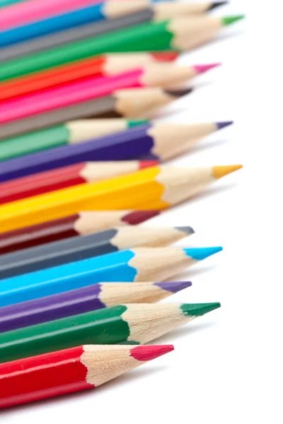 Surtido de lápices de colores — Foto de Stock