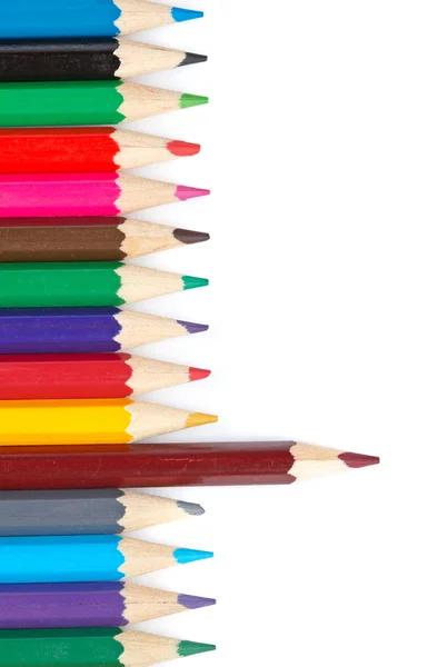 Színes ceruzák válogatása — Stock Fotó