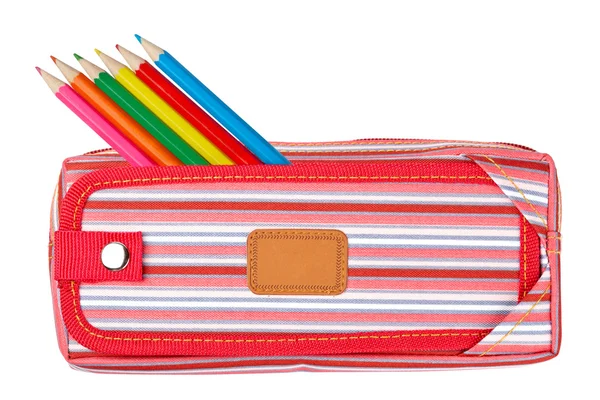 Caso lápis vermelho — Fotografia de Stock