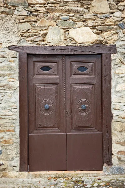 Antique porte en bois — Photo