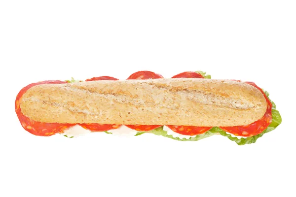 Sanduíche de baguete — Fotografia de Stock