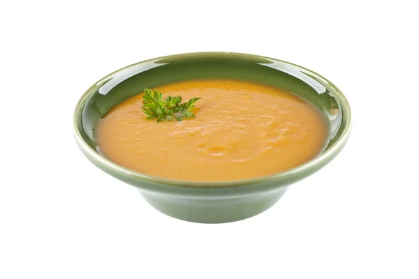 Cream of carrot soup — Stock Photo, Image