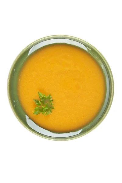 Крем з морквяного супу — стокове фото