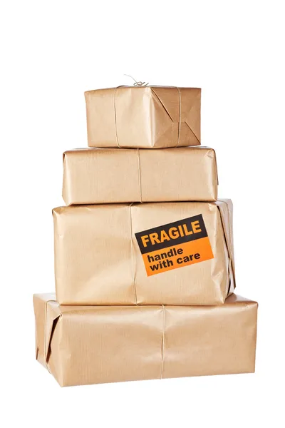 Brown packages — Stock Photo, Image