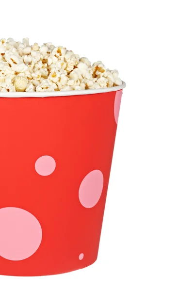 Popcorn in een emmer — Stockfoto