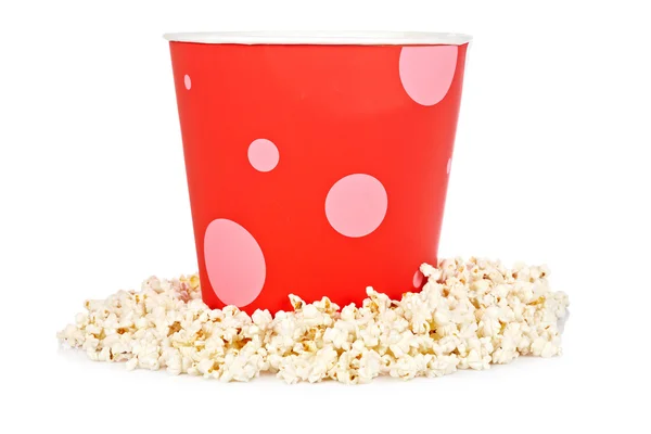 Secchio di popcorn — Foto Stock