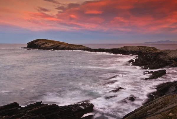 Beautiful seascape sunset — Stock Photo, Image