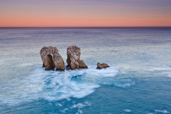 Sorprendente alba sul mare — Foto Stock