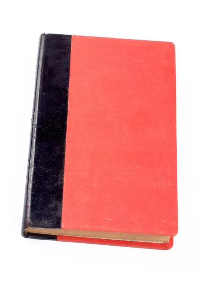 Vieux livre rouge et noir — Photo