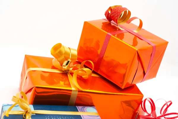 Detail of gift boxes — Stock Photo, Image