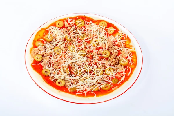 İtalyan pizzası. — Stok fotoğraf