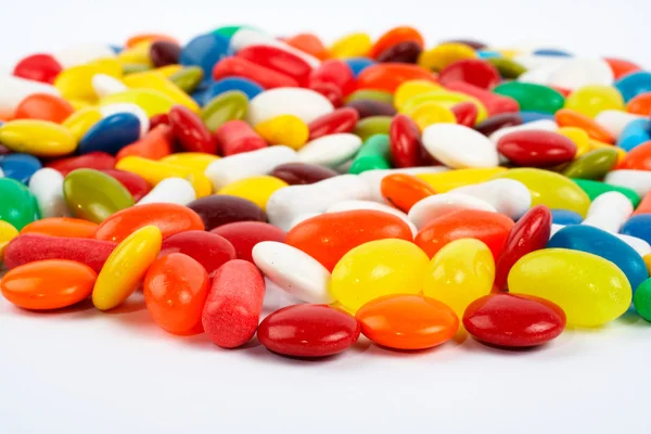 Detalhe de fundo de doces coloridos — Fotografia de Stock