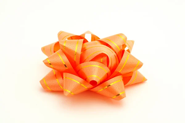 橙色丝带 — 图库照片