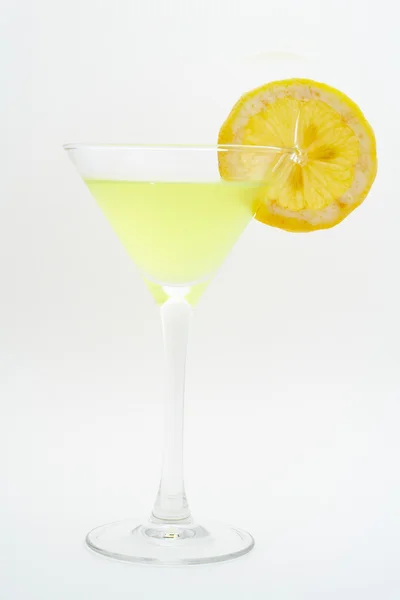Cocktail verde con limone — Foto Stock