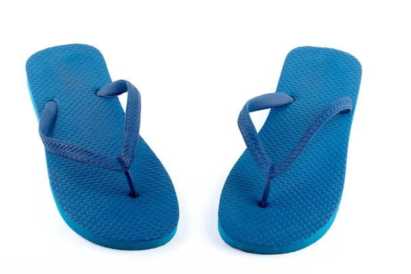 Blue sandals — Stock Photo, Image