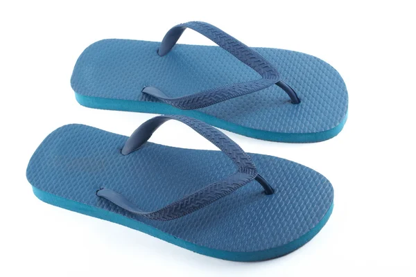 Синие сандалии — стоковое фото