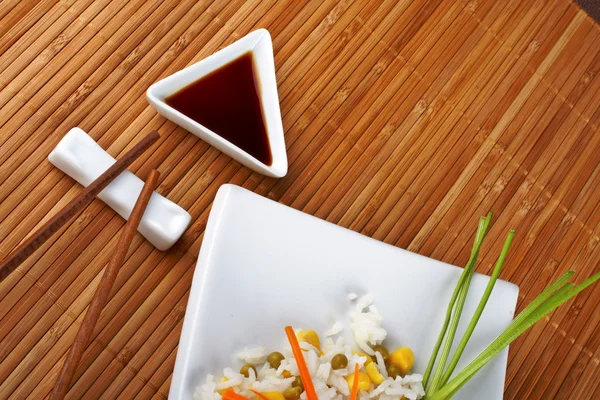 Salada de arroz — Fotografia de Stock