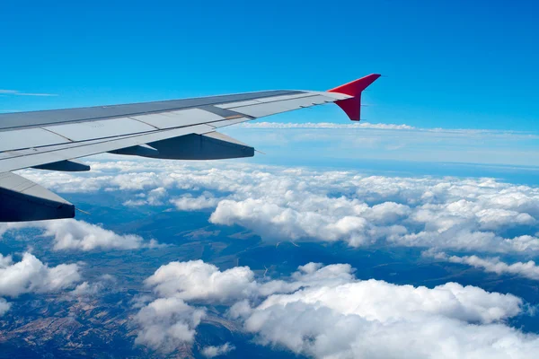 Légi felvétel repülőgépről — Stock Fotó