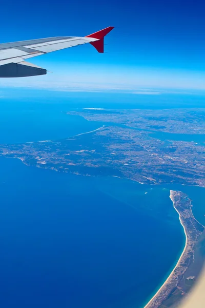 Vista aérea da costa de Portugal — Fotografia de Stock