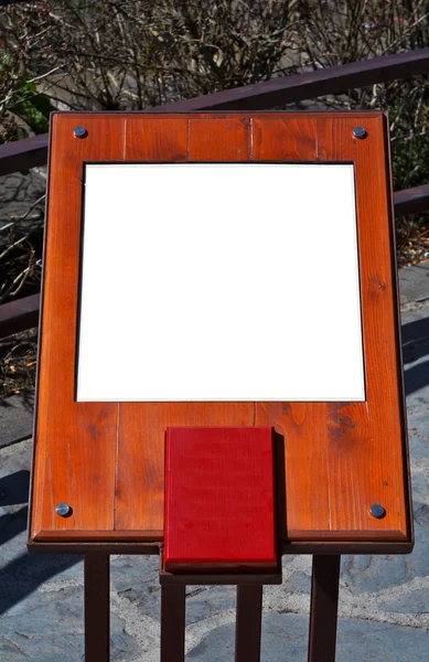 木製看板空白 — ストック写真