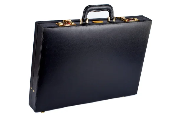 Black business briefcase — Stock Photo, Image