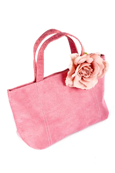 Rosa handväska — Stockfoto