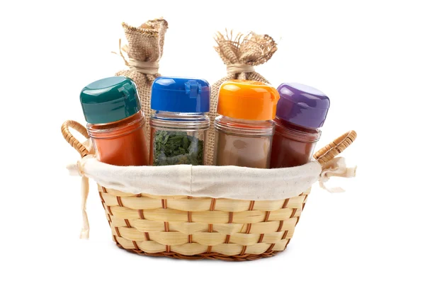 Spices jars — Stock Photo, Image