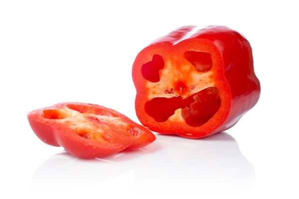 Red pepper slices — Stock Photo, Image