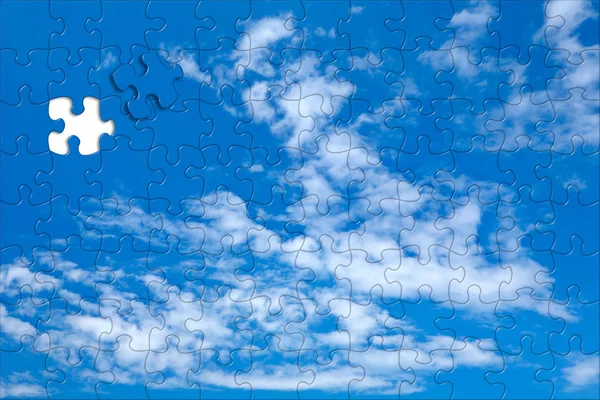 Небо головоломки фону — стокове фото