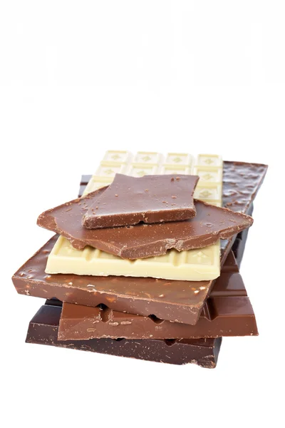 Blocchi di Cioccolato — Foto Stock