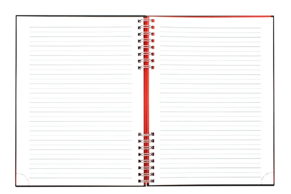 Hoja de cuaderno en blanco —  Fotos de Stock