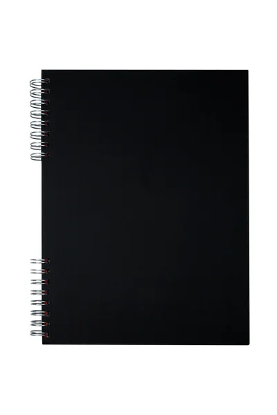 Schwarzes Notizbuch — Stockfoto