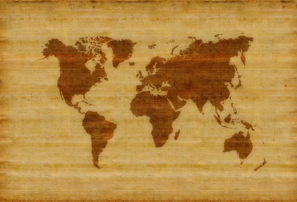 Mapa starého světa — Stock fotografie