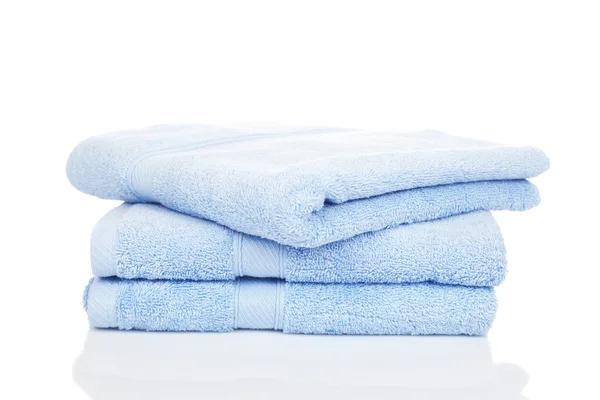 Blue towels Royalty Free Stock Photos