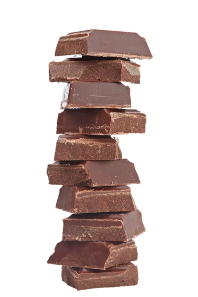 Blocs de chocolat Photo De Stock