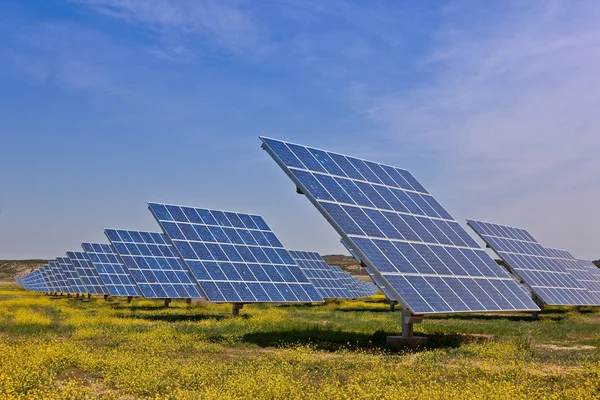 Сонячна електростанція Ліцензійні Стокові Фото