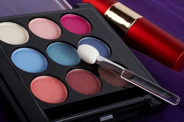 Detail of assortment of makeups Stock Picture
