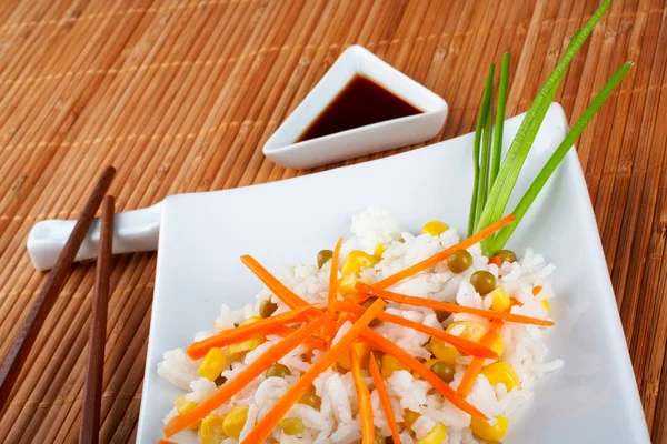 Salada de arroz Fotografias De Stock Royalty-Free