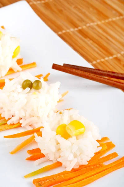 Salade van rijst Stockfoto