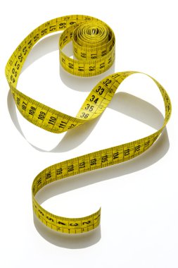 Yellow tape measure clipart