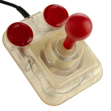 Transparent joystick isolated clipart