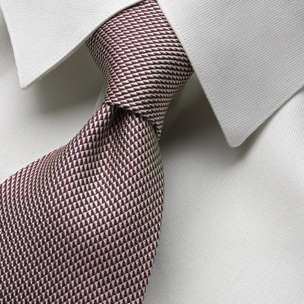 Kraag met gebonden stropdas — Stockfoto