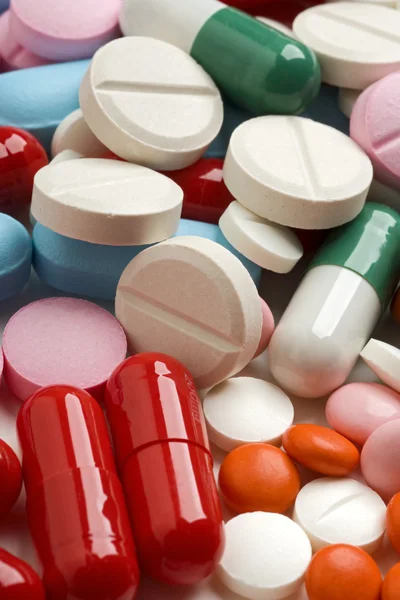 Färgglada piller — Stockfoto