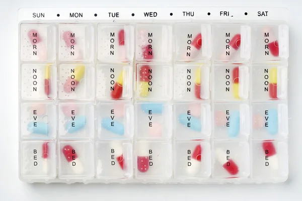 Organizzatore pillola — Foto Stock