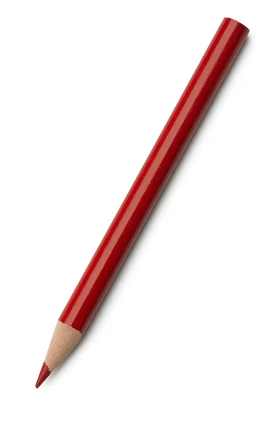 Skarpa röd penna — Stockfoto