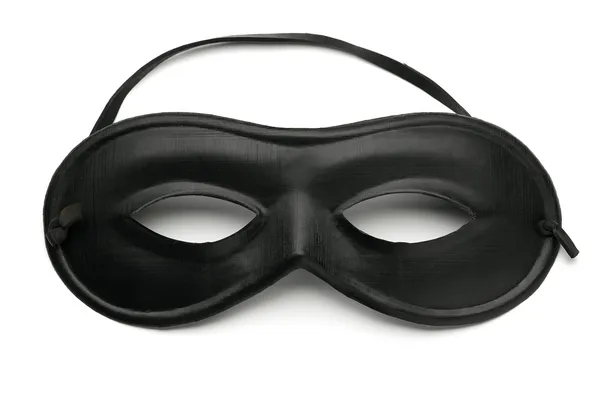 Máscara preta — Fotografia de Stock