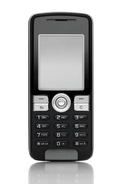 Teléfono celular negro Imágenes de stock libres de derechos