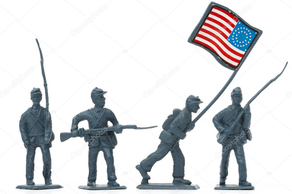 American civil war plastic soldiers